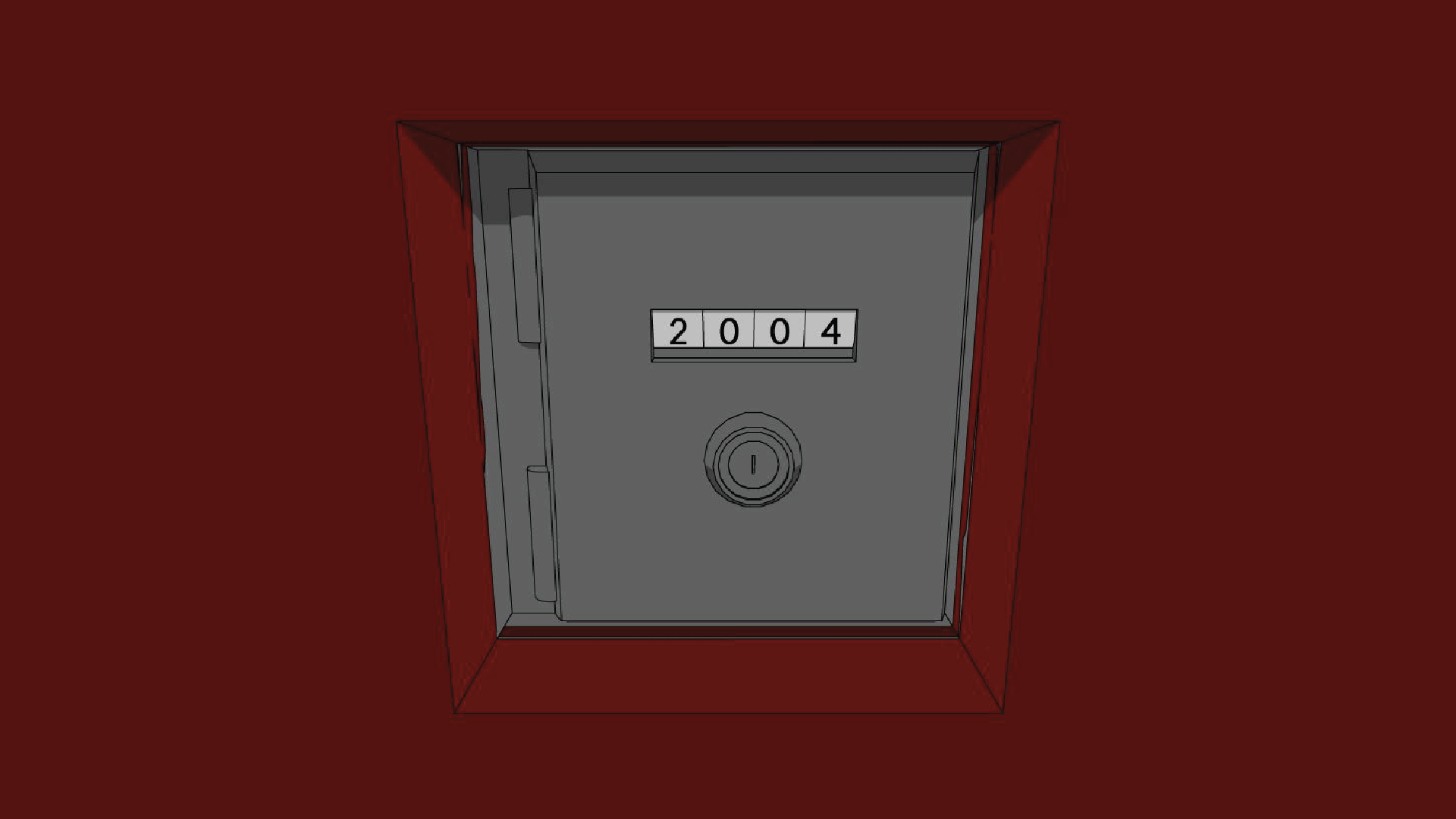 A still from point-and-click game, The Crimson Room.