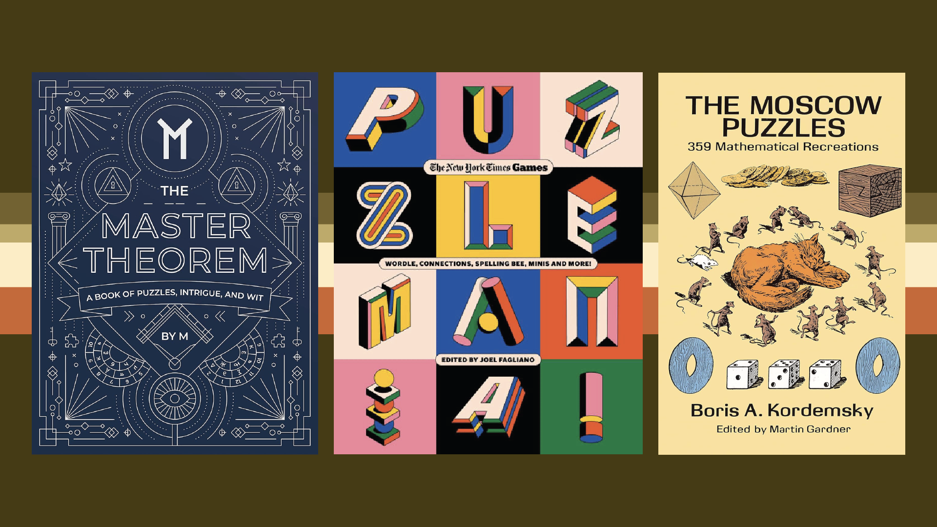 Puzzle Books A selection of puzzle books.