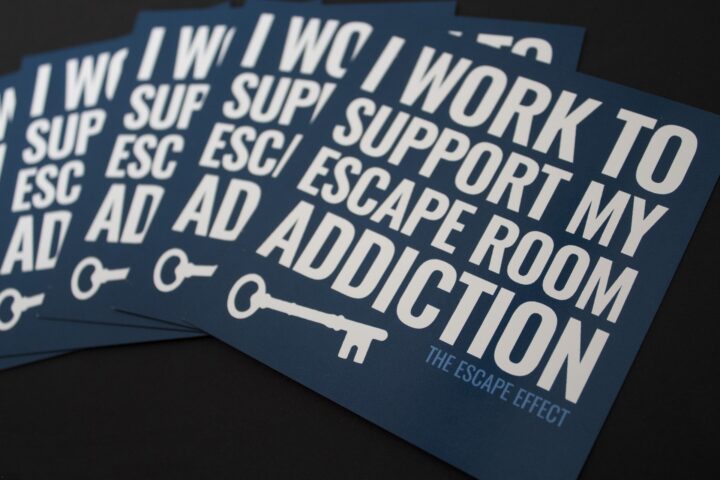 “Addiction” Escape Room Topic Magnet