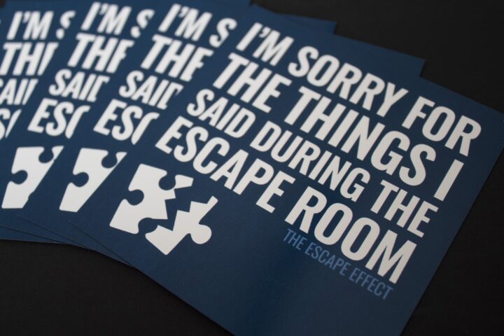 “I’m Sorry” Escape Room Topic Magnet