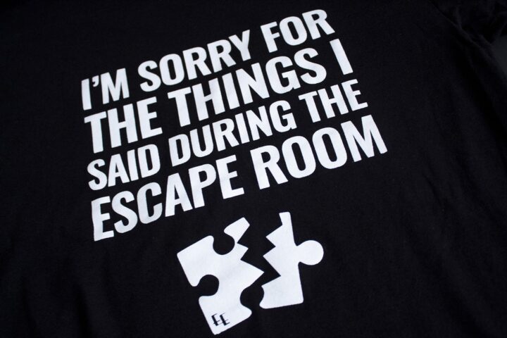 “I’m Sorry” Escape Room Topic Tee